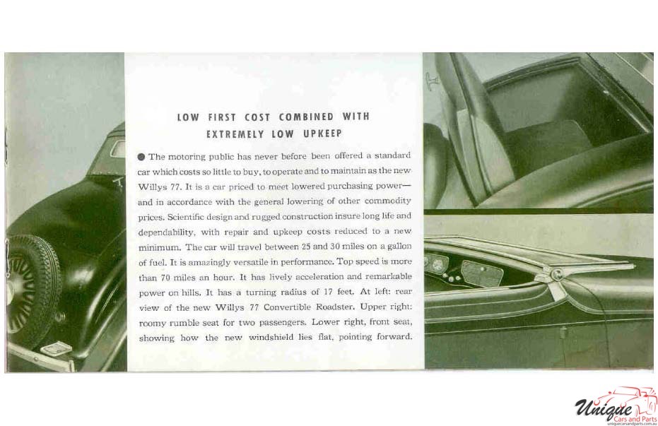 1933 Willys 77 Brochure Page 6
